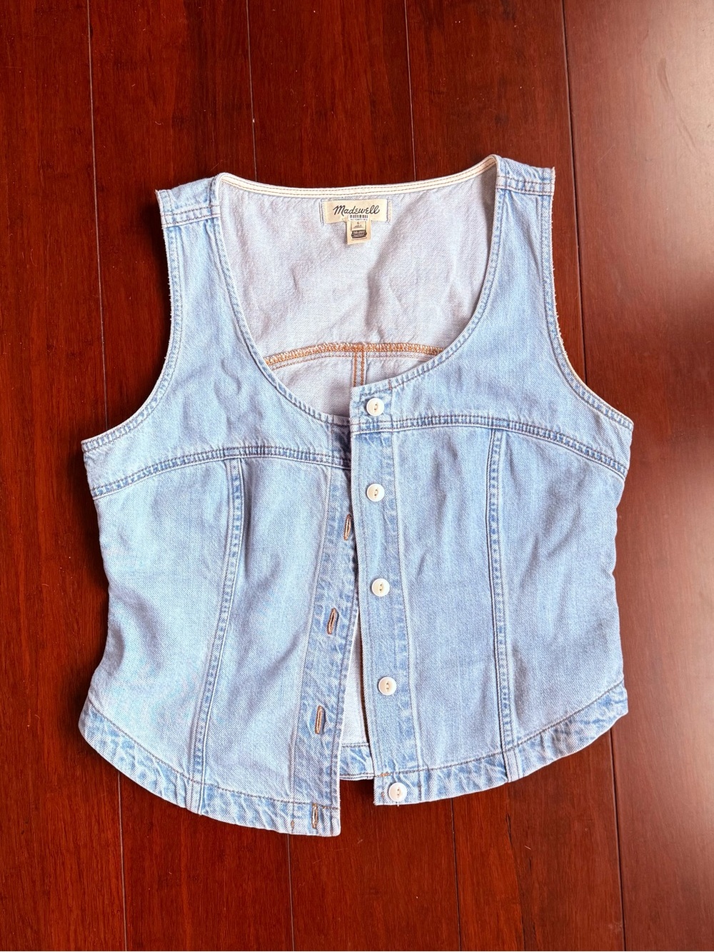 Madewell Denim Button Up Top